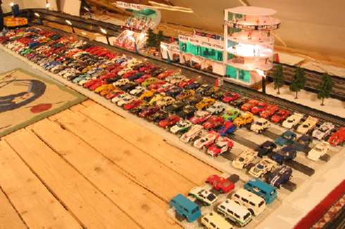 �bersicht Autos und neue Geb�ude